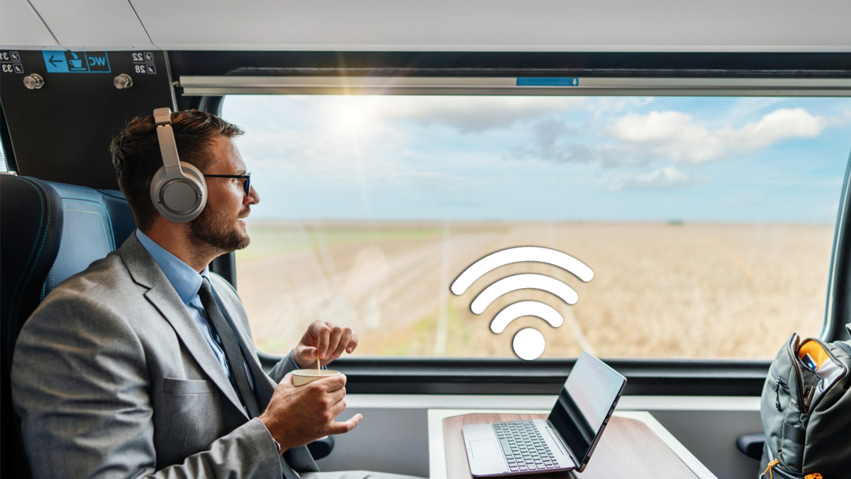 WiFi dans les trains : la SNCF prévoit de combiner satellite et réseaux 4G/5G