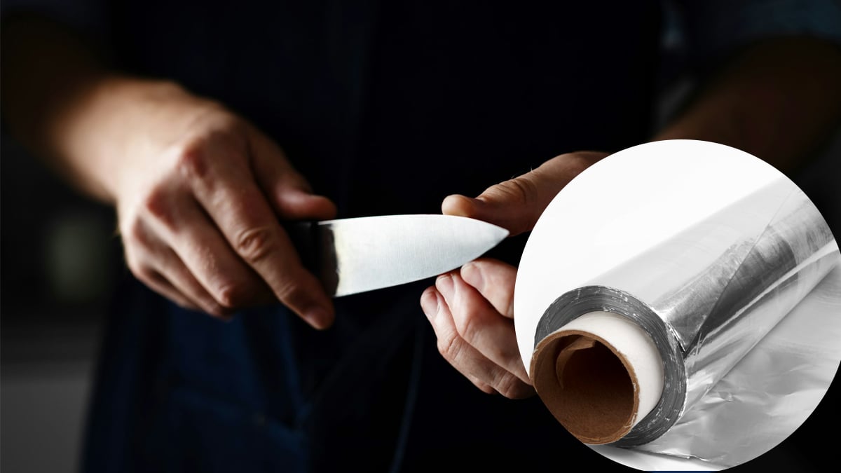 « J’ai essayé d’aiguiser mes couteaux avec du papier aluminium et ça marche à tous les coups » : l’astuce qui ne rate jamais