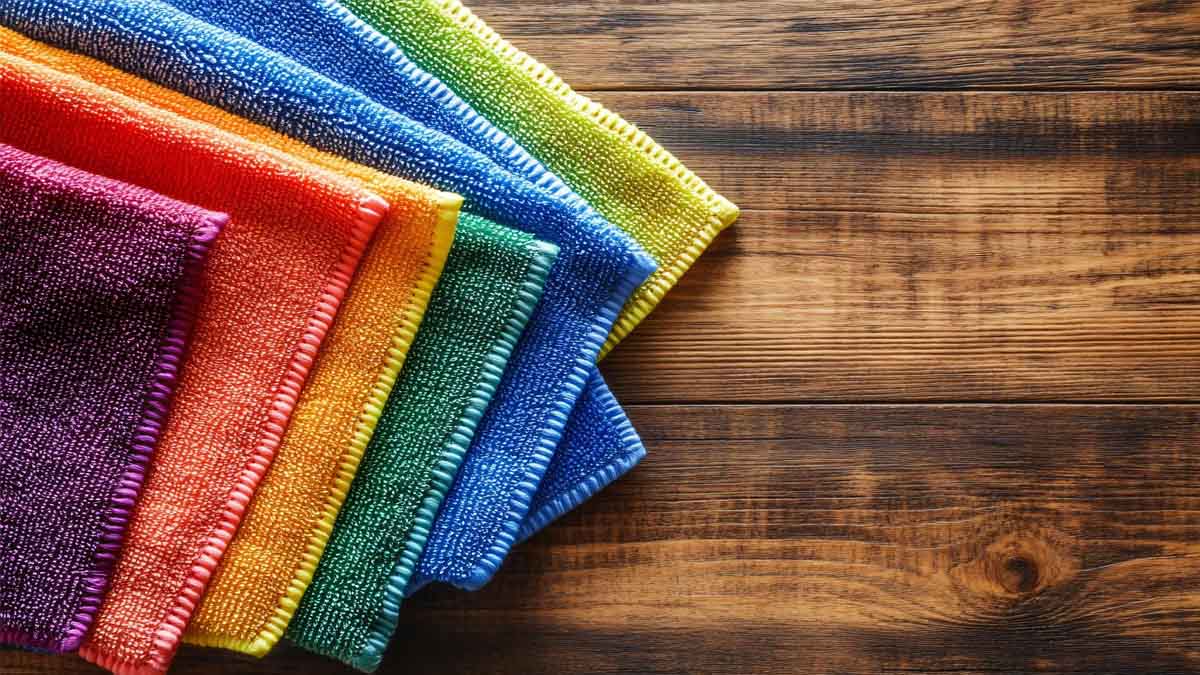 Chiffons en microfibres : ce risque invisible que tout le monde ignore, selon les experts