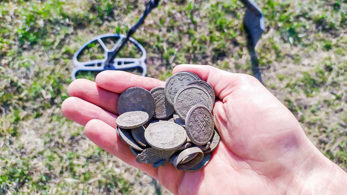 Coup de théâtre : en creusant pour trouver des vers de terre dans son jardin, il tombe sur un trésor médiéval de 20 000 pièces d’argent