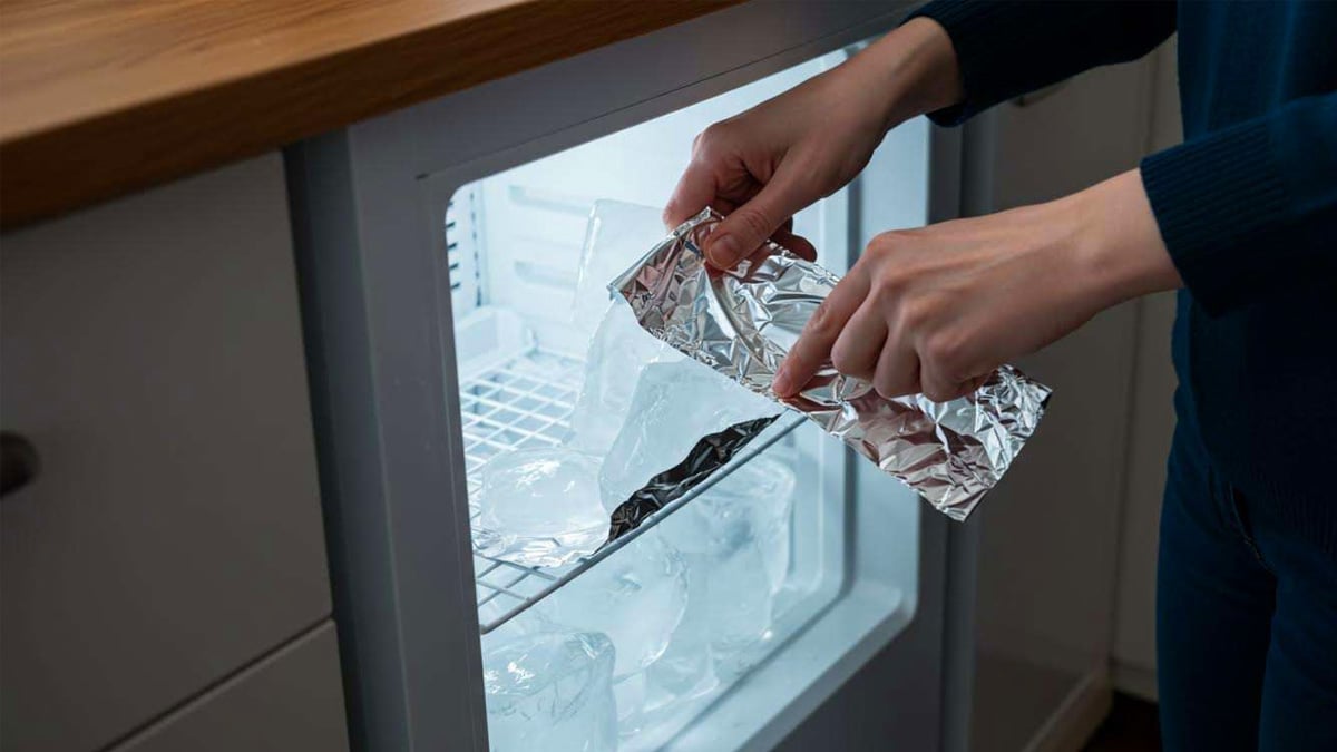 « J’ai testé la technique du papier aluminium dans le congélateur, et le givre a presque disparu » – voici comment l’adopter chez vous