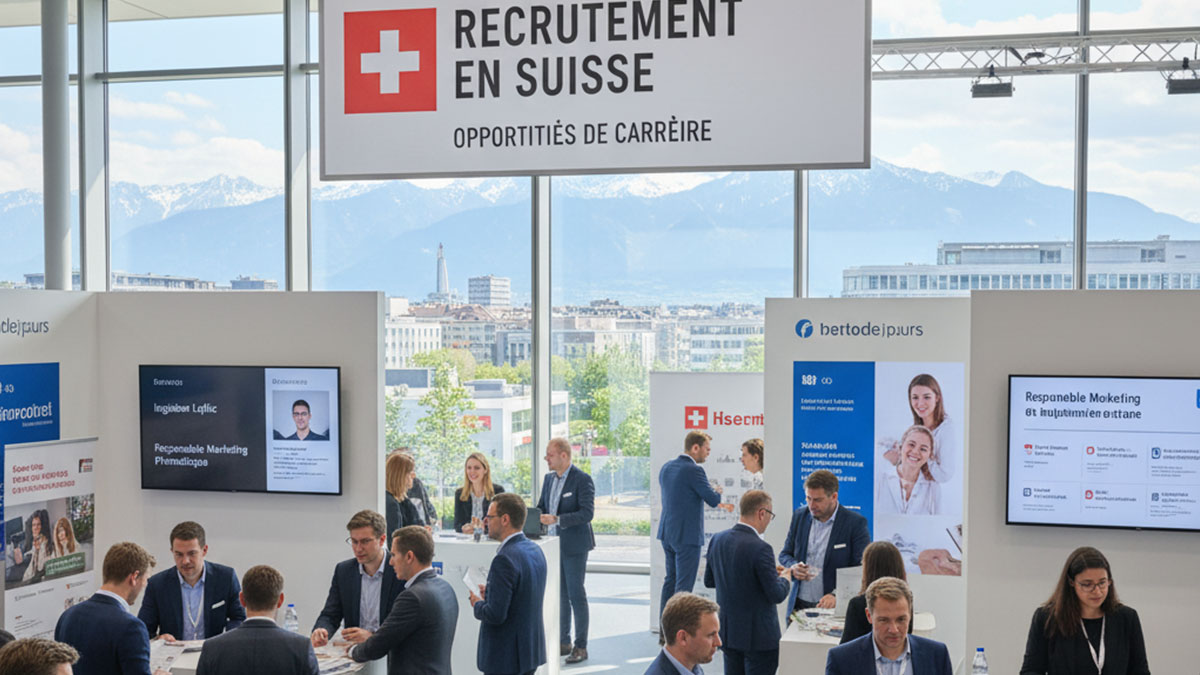 85.000 postes à pourvoir en Suisse : salaires de 3.500 à 6.500 €, voici qui embauche