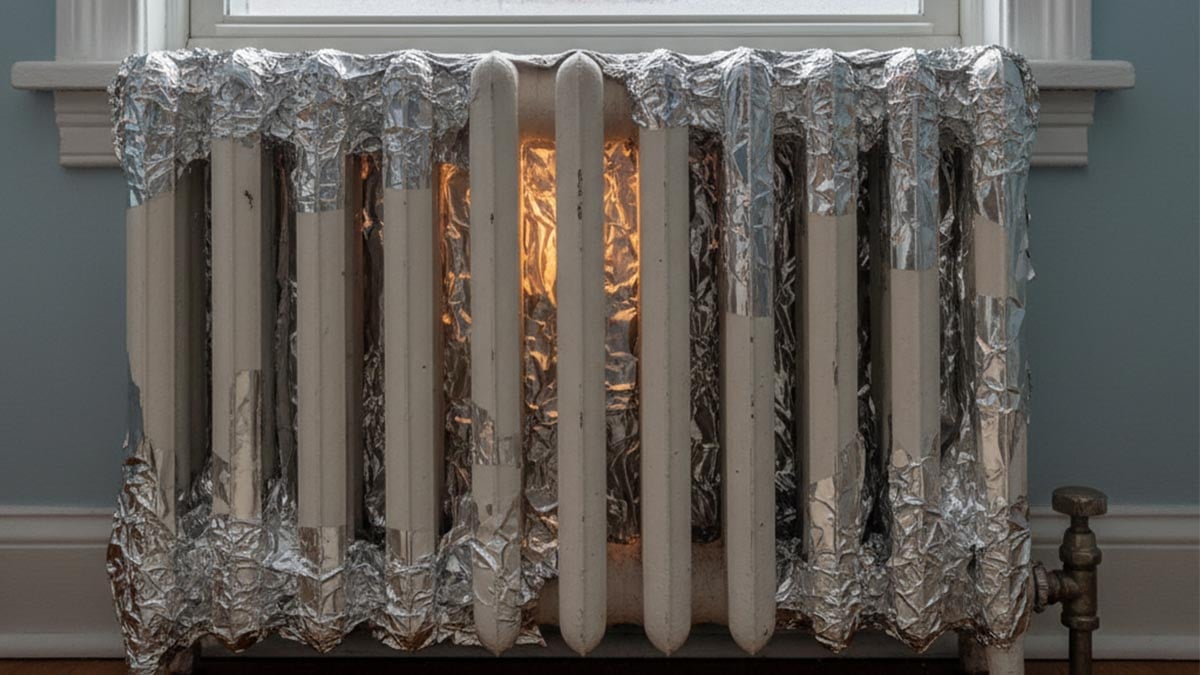 « Depuis que j’utilise du papier aluminium derrière mes radiateurs, ma maison est bien plus chaude en hiver ! »