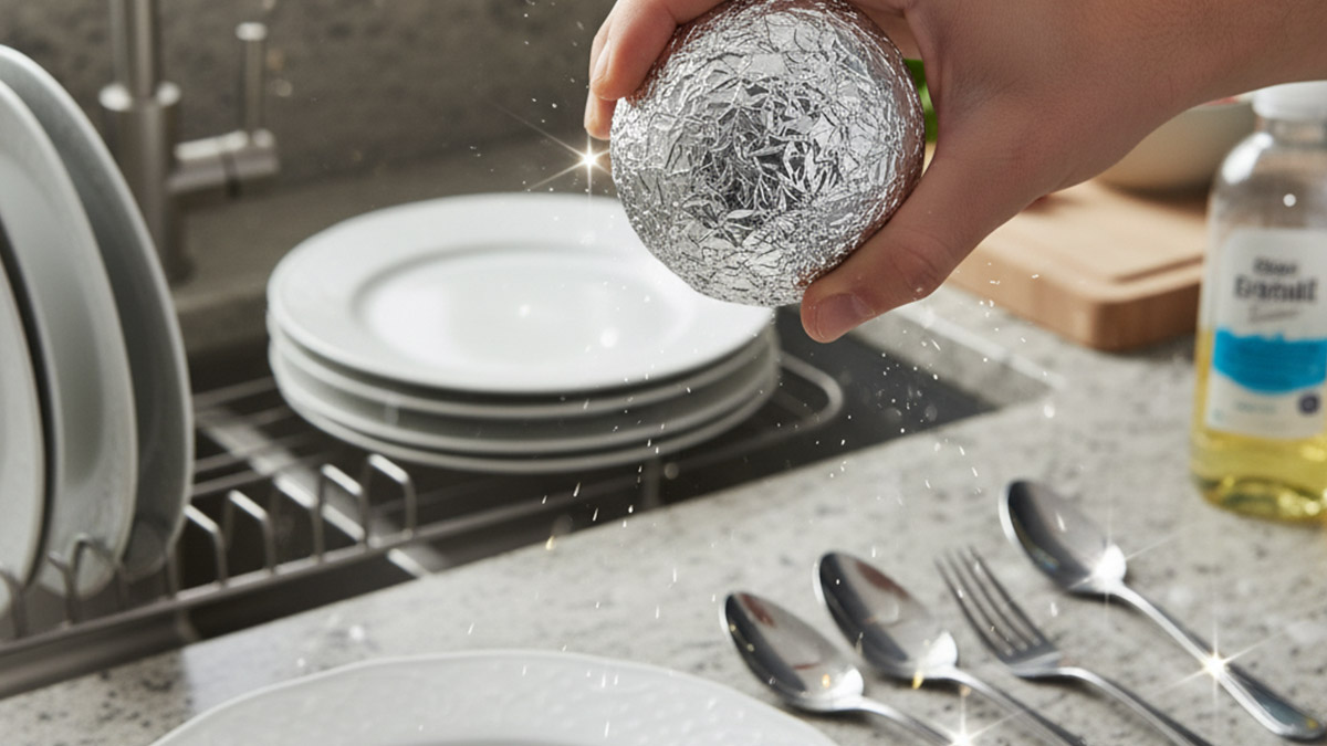 Voici pourquoi vous devriez conserver une boule de papier aluminium à la fois dans votre cuisine et votre salle de bain