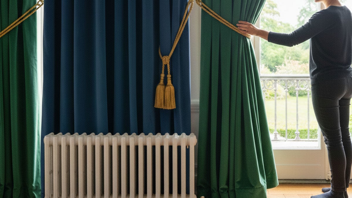 Chauffage : découvrez pourquoi vos rideaux font baisser la chaleur de votre maison